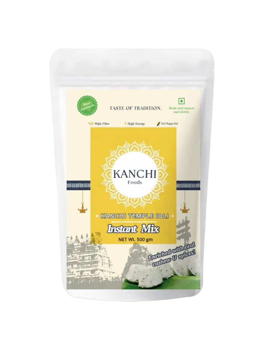 Kanchi Temple Idli Instant Mix 500g pack - Authentic South Indian breakfast